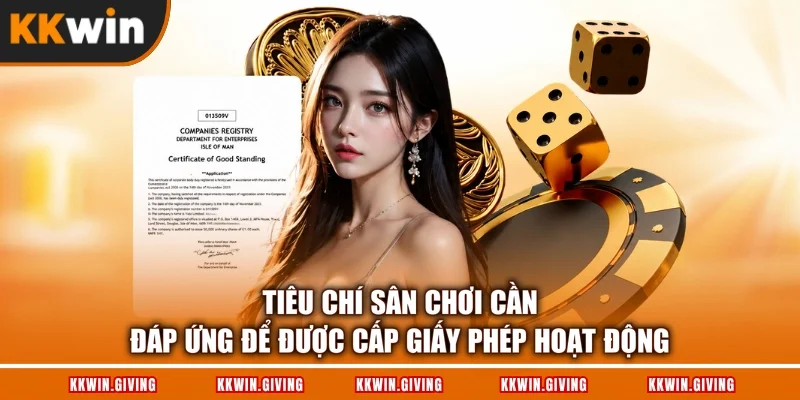 Tiêu chí sân chơi cần đáp ứng để được cấp giấy phép hoạt động